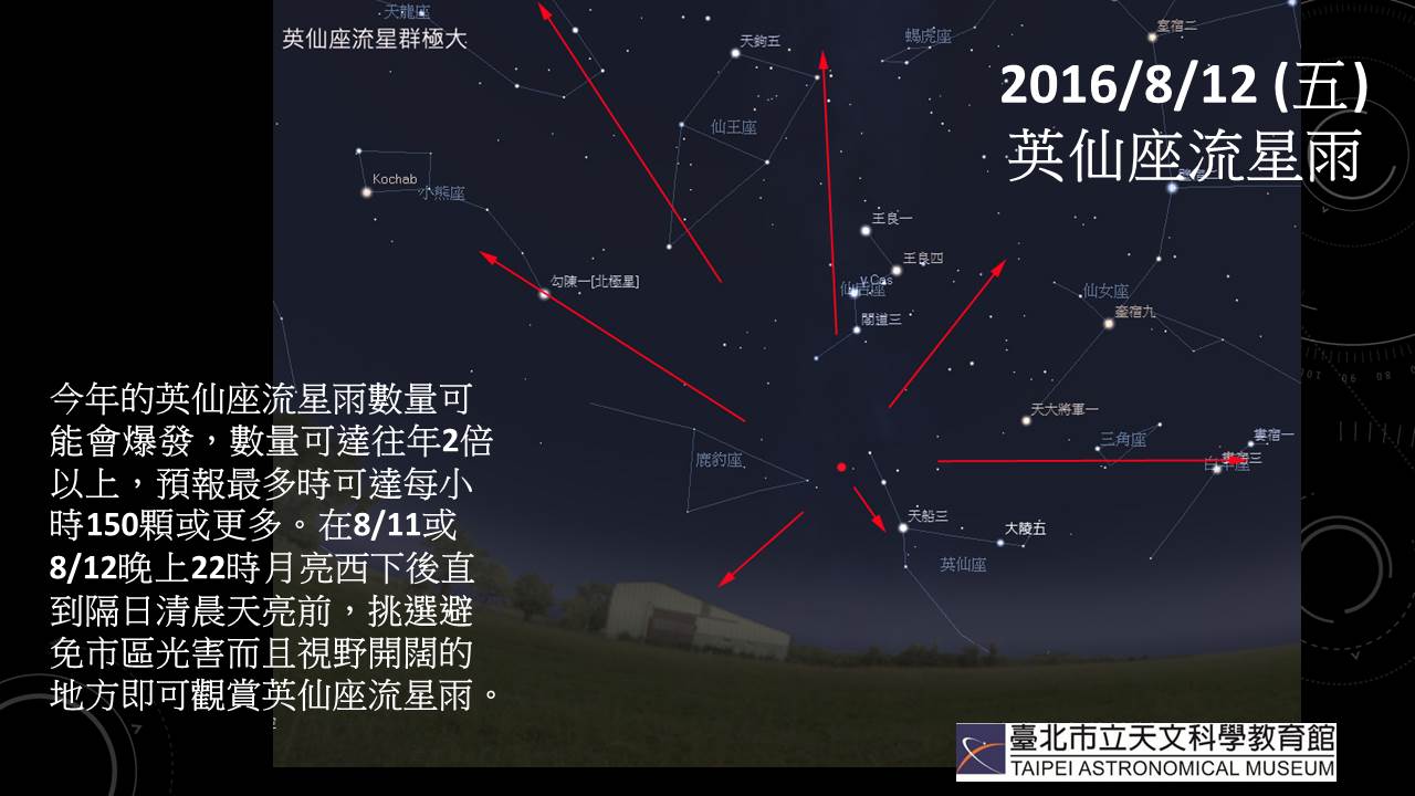 2016/8/12（五）英仙座流星雨